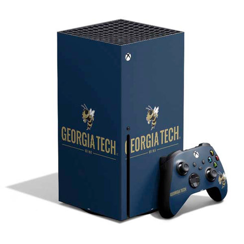 Georgia Institute of Technology Est 1885 Navy Xbox Series X Skins